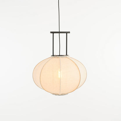 Pego Pendant Lamp - H55 x Ø50 cm - Linen - Off White