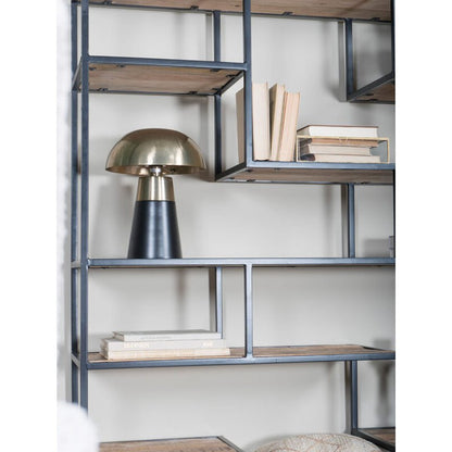 Vakkenkast Huub Hout 210 x 145 cm – Roomdivider|woon-meubel.nl