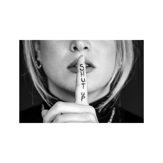 Wall Art Poster – Black/White Quote – A3 Size – 29.7x42 cm