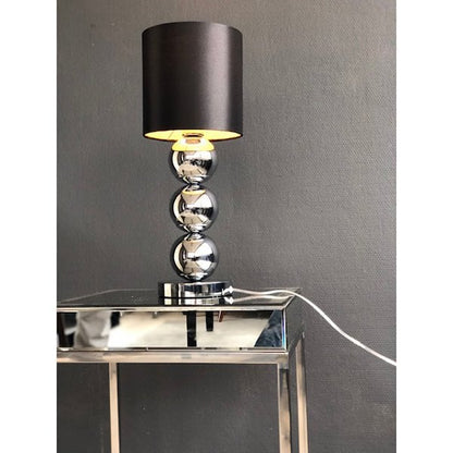 Mini Bollamp Chroom tafellamp |woon-meubel.nl