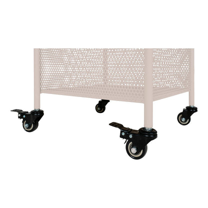 Torres Metalen Kar - Staal, Grijs, 3 planken, 35x35x100 cm