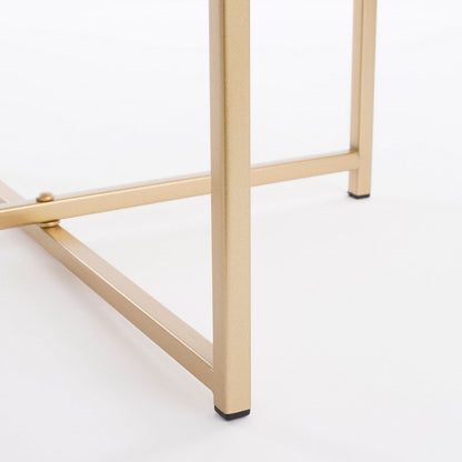 Mikki Side table - H45 x Ø45 cm - Metal - Gold