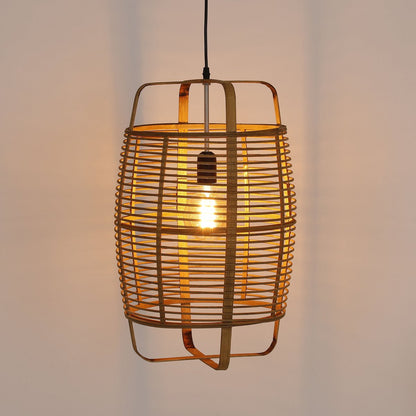 Page Hanging lamp - Ø31 cm - Bamboo - Brown