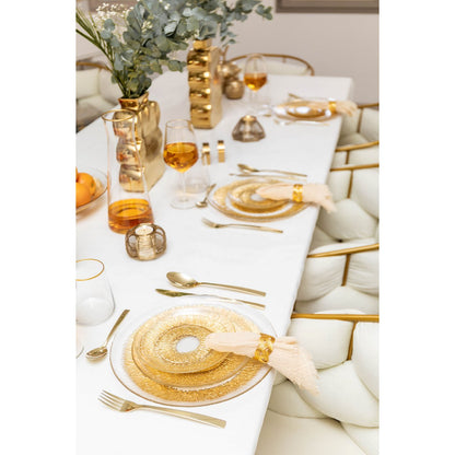 Luxe Gouden Vaas Keramiek – 25cm | Aulica | woon-meubel.nl