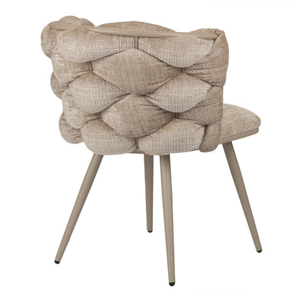 Eetkamerstoelen - Rock stoel crème (set van 2) |woon-meubel.nl