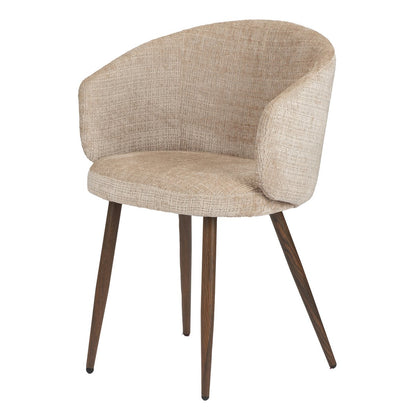 Luna eetkamerstoel crème - Comfort - Set van 2 |woon-meubel.nl