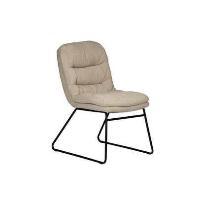 Beluga stoel Beige - Scandinavisch design Set van 2 |woon-meubel.nl
