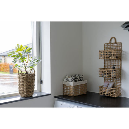 Bustelo Basket - Mand, papier, naturel, set van 2 |woon-meubel.nl