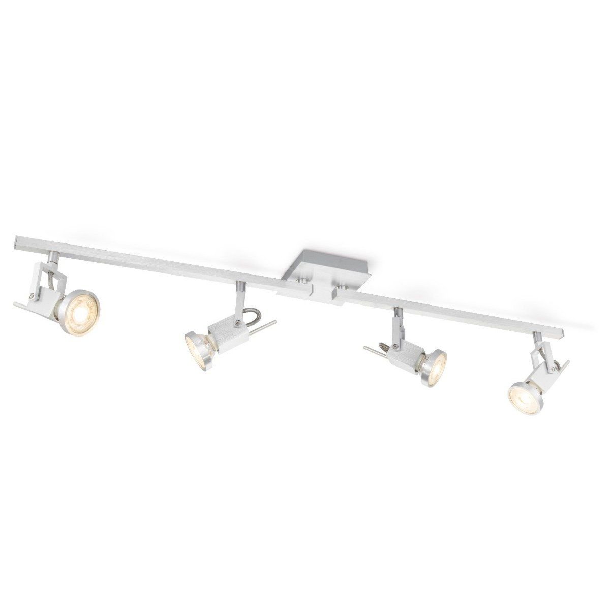 LED Opbouwspot Cali 4 - incl. dimbare LED lamp - staal