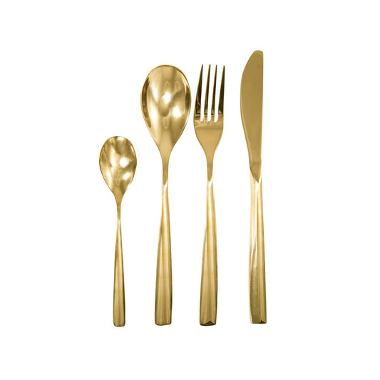 Gouden Bestekset 24-delig – Aulica | Luxe & Duurzaam |woon-meubel.nl