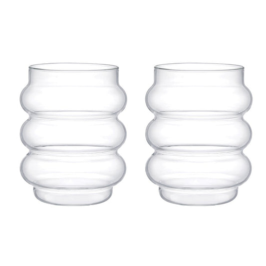 Aulica Matchaglazen / Bellenwaterglazen – Set van 2 Glazen van 400 ml |woon-meubel.nl