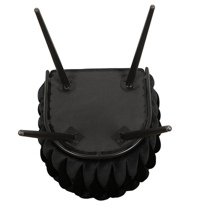 Wave chair black - Set of 2
