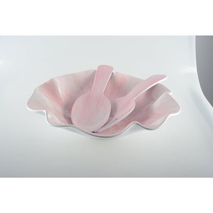 Aulica Roze Saladebestek – Melamine 27cm – Elegant & Stevig |woon-meubel.nl