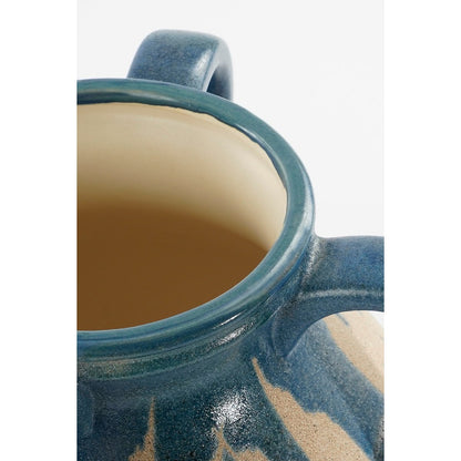 Caldo Vase - L25 x W24 x H30 cm - Ceramic - Dark Blue