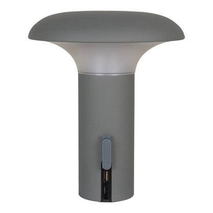 Ramsey LED Lamp - Lamp, rechargeable, gray