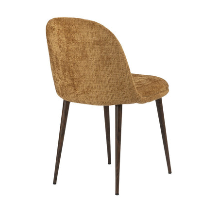 Gold egg chair - set of 2