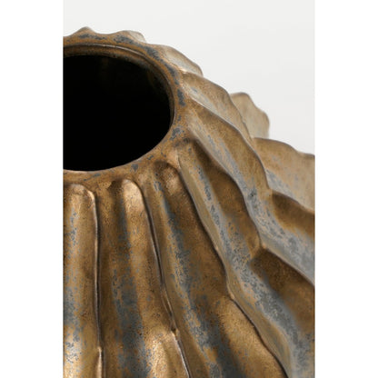 Altea Vase - H28 x Ø25 cm - Ceramic - Bronze