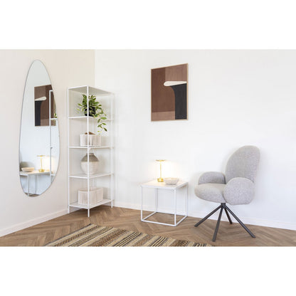 Stellingskast wit, staal, 51x35x170cm |woon-meubel.nl