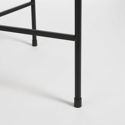 Table d'appoint Leandro - Lot de 2 - H53 x Ø45 cm - Noir