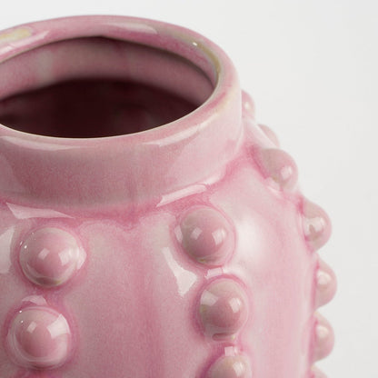 Vase Boaz - H30 x Ø11 cm - Céramique - Rose
