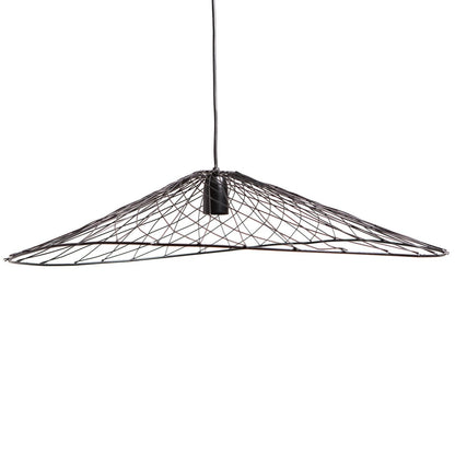 Hanging lamp OLIVER matt black 70x60x15cm
