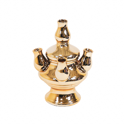 Vaas - Tulp - Keramiek - Goud