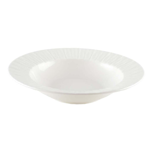 AULICA Lilia Holle Plaat 20,3 cm – Wit Porselein – Diep Bord | woon-meubel.nl