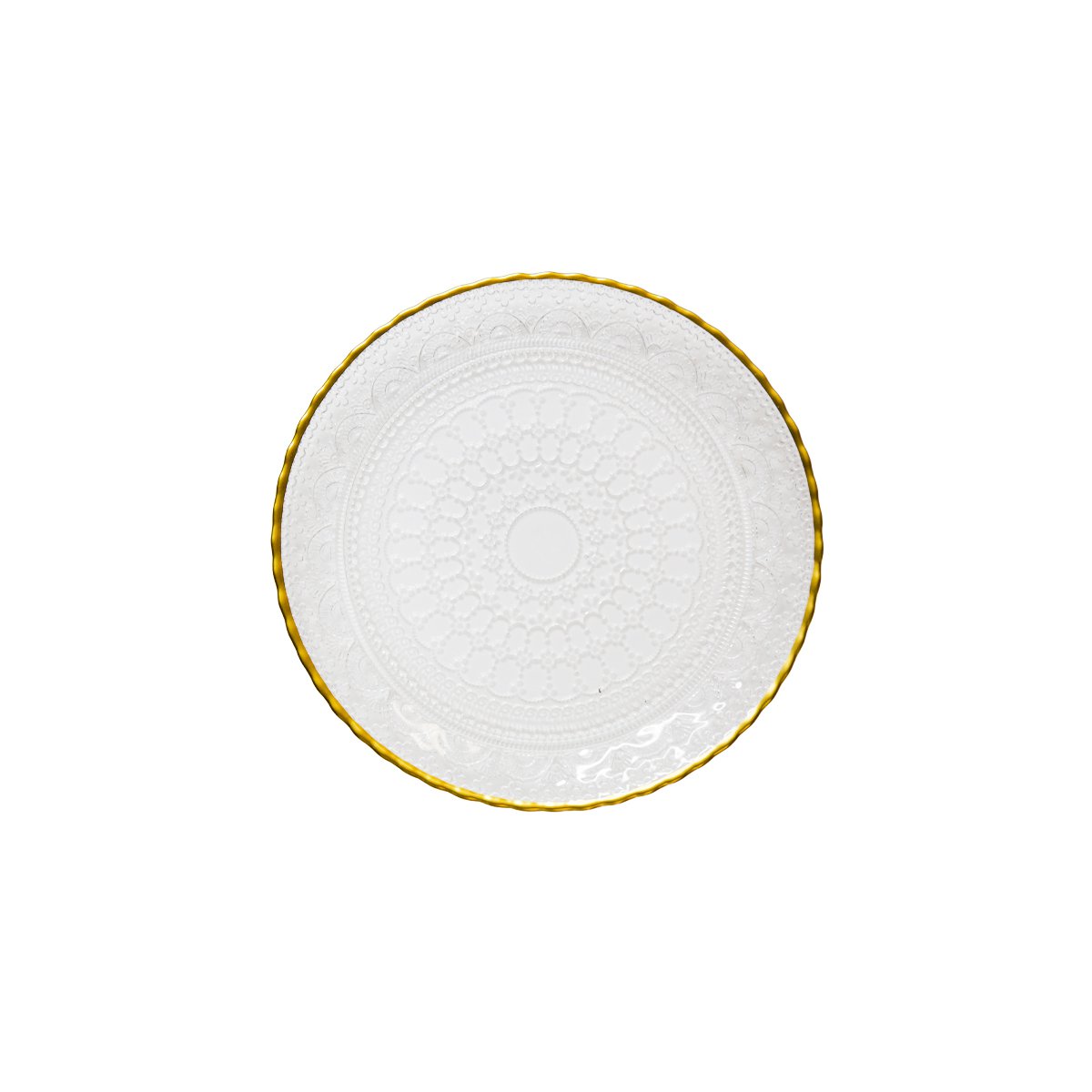 Aulica Goldline Dessertbord met Gouden Rand |woon-meubel.nl