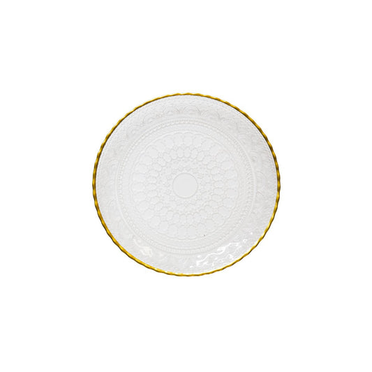Aulica Goldline Dessertbord met Gouden Rand |woon-meubel.nl