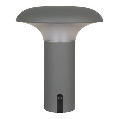 Ramsey LED Lamp - Lamp, rechargeable, gray
