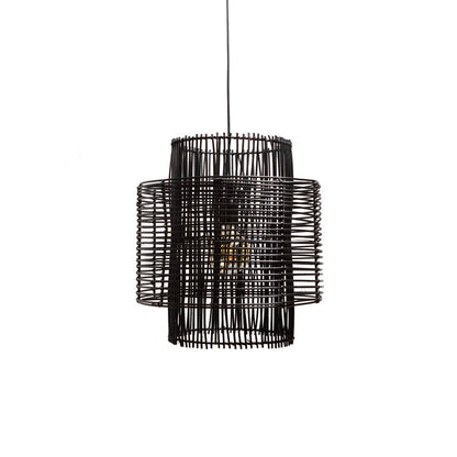 Hanglamp BRANDON mat zwart Ø40x45cm |woon-meubel.nl