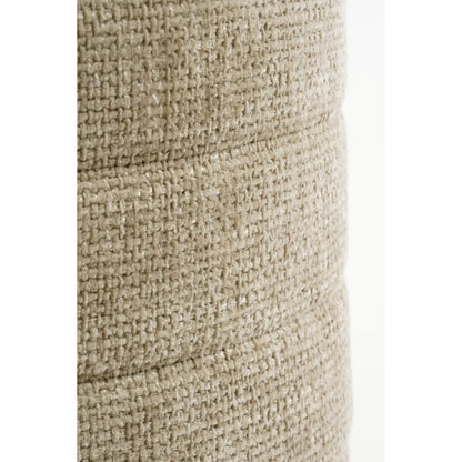 Storage pouf - H41 x Ø42 cm - Light grey