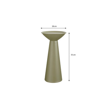 Chiel Bijzettafel  - Metaal - Groen