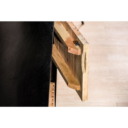 Meuble TV, 140 cm, B420 Acacia pur