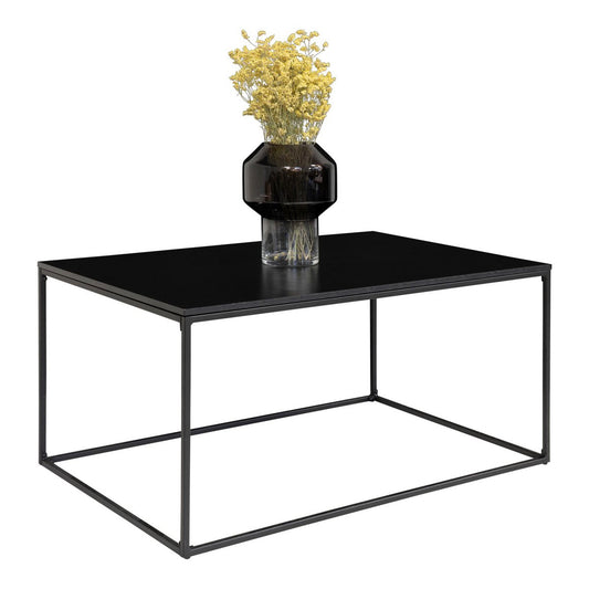 Vita salontafel Zwarte frame | woon-meubel.nl