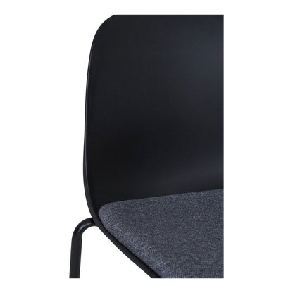 Zwarte eetkamerstoel comfortabel - Set van 2 | woon-meubel.nl