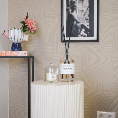 Via Savona – Milan scented candle 100g | Glass dome