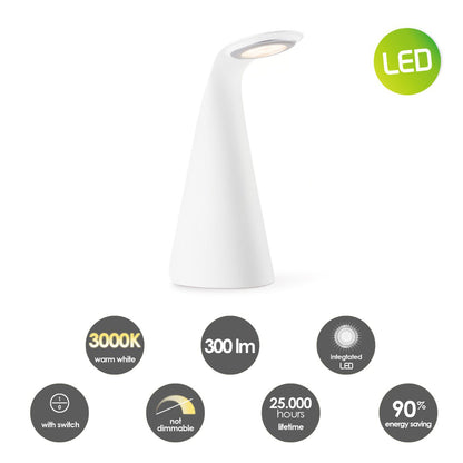 Home Sweet Home - Part Led Desk Lamp 4W White - Adjustable