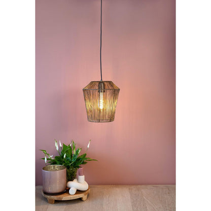 Hanglamp MILA antiek brons Ø22x24cm |woon-meubel.nl 