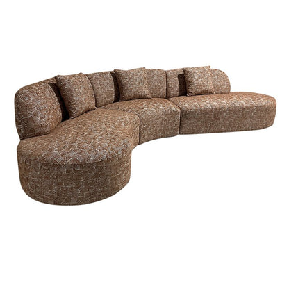Bank Marbella 4-zits Safiya Terracotta |j woon-meubel.nl