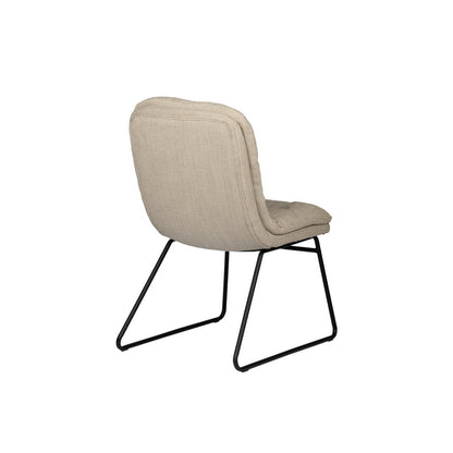 Beluga stoel Beige - Scandinavisch design Set van 2 |woon-meubel.nl