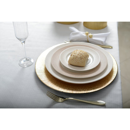 AULICA Terra Doré Onderbord Goud – Ø31 cm Luxe Tafeldecoratie | woon-meubel.nl