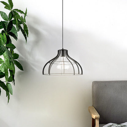 Pendant lamp Blank - Black - 40x40x131cm