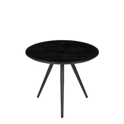 Jailey Side Table - Set of 2 - Recycled Wood - Black