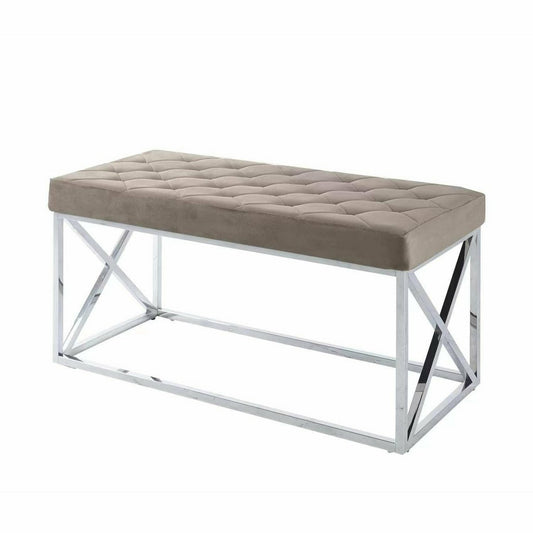 VERA Velvet - Taupe Luxueus Bank Fluwelen |woon-meubel.nl