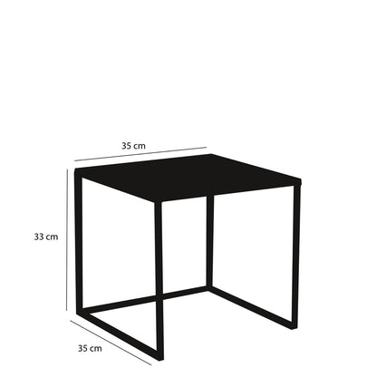 Goa Side Table - Set of 2 - Black