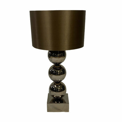 Lampe boule Base Block Sépia
