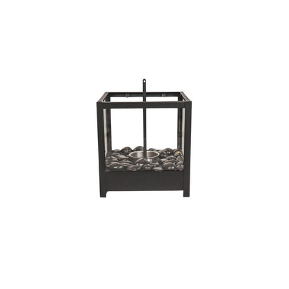 Table Fireplace – Bio Ethanol Burner made of Metal and Glass
