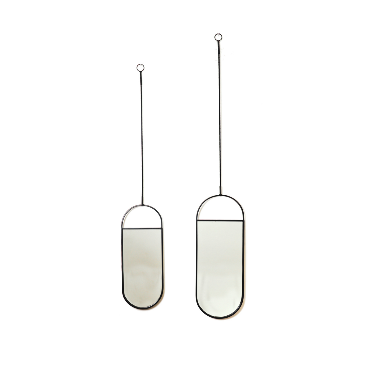 Metalen Wandspiegels - Set van 2