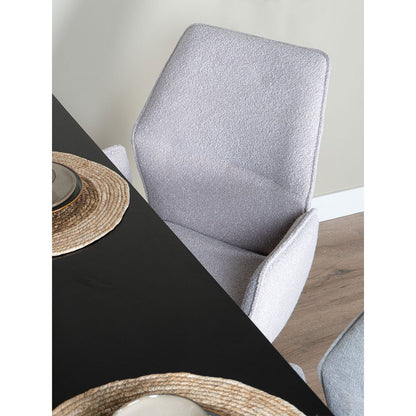 Dining room chair Miley – Bouclé – Natural